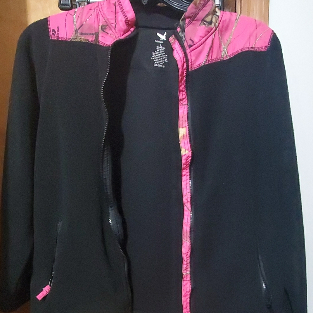 Ladies Pink Camo Jacket